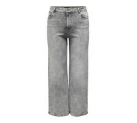 Only High-Waist-Jeans CARWILLY HW WIDE DNM TAI0918 Damen Gr.46 L32 grau denim
