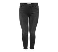 ONLY CARMAKOMA - CARWILLY REG ANK SKINNY JEANS BLACK NOOS black - Gr. - 50/32
