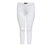 ONLY CARMAKOMA - CARWILLY REG SK ANK RW DNM CROWHITE white - Gr. - 46/32