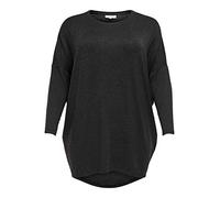 ONLY Carmakoma Damen Carcarma L/S Long Top Noos T-Shirt, Schwarz, S-42/44