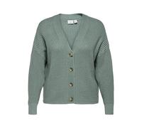 ONLY Carmakoma Damen Carcarol Nice L/S Cardigan KNT Noos, Chinois Green, S EU