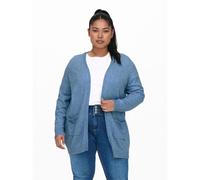 ONLY CARMAKOMA Damen Caresly L/S Open Cardigan KNT Noos Strickjacke, Allure/Detail:Melange, M EU