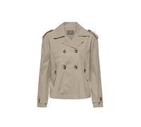 ONLY CARMAKOMA Damen Carhannah Short Trenchcoat OTW Noos, Humus, 48