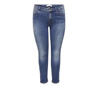 ONLY CARMAKOMA Damen Carkarla Reg ANK Sk Jeans Bj11336 Noos, Medium Blue Denim, 42W x 32L