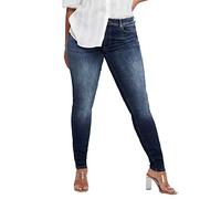 ONLY Carmakoma Damen CARMAYA HW SK Shape UP JNS REA9820 NOOS Jeans, Dark Blue Denim, 42/34