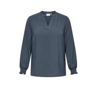 ONLY CARMAKOMA Damen Carmetta Life V-Neck Top WVN Noos, Ombre Blue, 56