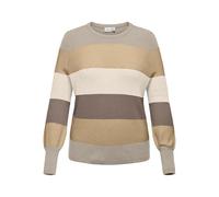 ONLY Carmakoma Damen Carnew Daria L/S Stripe Pullover KNT Carnew Daria L/S Stripe Pullover KNT (1er Pack)