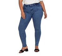ONLY CARMAKOMA Damen CARPOWER MID Push UP REA2981 NOOS Skinny-fit-Jeans, Dark Medium Blue Denim, 50W x 32L