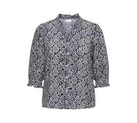 ONLY CARMAKOMA Damen Carraya 3/4 Shirt WVN Noos, Night Sky, 42 EU