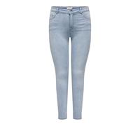 ONLY CARMAKOMA Damen Carsally Mid Skinny DNM Bj639 Noos, Light Blue Denim, 52W / 32L EU