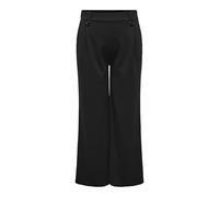 ONLY Carmakoma Damen Carsania Button Pant JRS PNT Noos Hose, Schwarz, 50W / 32L EU