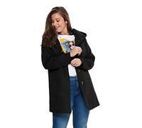 ONLY CARMAKOMA Langjacke mit Kapuze, schwarz