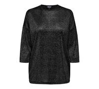 ONLY Carmakoma Damen Carsilvery Glamour Lurex 3/4 Top Noos