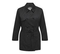 ONLY Carmakoma Damen Carvalerie Life Trenchcoat OTW Noos Jacket, Schwarz, S