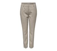 ONLY CARMAKOMA Damen Carveronica-Elly Life Hw Pant TLR Noos, White Pepper, 44W x 32L