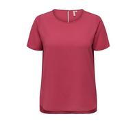 ONLY Carmakoma Damen Carvica Life Ss Top WVN Noos Oberteil, Teaberry 1, 48