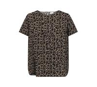 ONLY CARMAKOMA Damen Carvica Life WVN Noos Top, Black/AOP:cora Graphic, 48 Große Größen EU