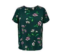 ONLY CARMAKOMA Damen Carvica Noos Wvn Top, Scarab/Aop:garden Flowers, 44 Große Größen EU