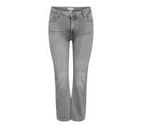 ONLY CARMAKOMA Damen Carwilly Hw Flared DNM Tai0918, Grey Denim, 48W x 32L
