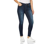 Only Carmakoma Damen Carwilly Life Reg Sk Ank Raw Rea4342noos Jeans, Dark Blue Denim, 46W / 34L EU