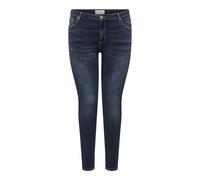 ONLY CARMAKOMA Damen Carwilly Reg Skinny DNM Rea2600, Dark Blue Denim, 46W x 32L