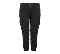 ONLY Carmakoma Damen Jeans Solid Carmissouri Reg ANK Cargo Mas Noos