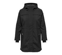 ONLY Carmakoma female Langer Parka Kapuze Gerippte Ärmelbündchen Mantel