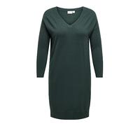 ONLY Carmakoma Female Strickkleid Normal geschnitten V-Ausschnitt Langes Kleid