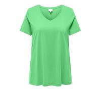 ONLY Carmakoma Female T-Shirt Normal geschnitten V-Ausschnitt T-Shirt