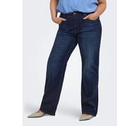 ONLY Carmakoma Jeans - Wide leg - in Dunkelblau - Größe 44/L30 | Damenhosen
