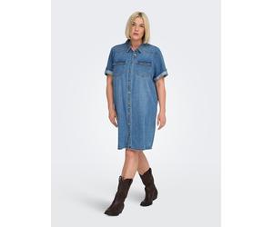 ONLY Carmakoma Jeanskleid in Blau - Größe 48 | Damen Kleider