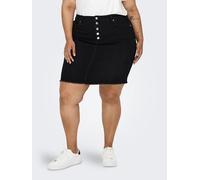ONLY Carmakoma Jeansrock "Hush" in Schwarz - Größe 52 | Damenroecke