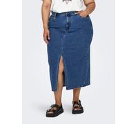 ONLY Carmakoma Jeansrock in Blau - Größe 52 | Damenroecke
