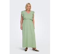 ONLY Carmakoma Kleid in Hellgrün - Größe 46 | Damen Kleider
