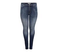 ONLY Carmakoma NOS Damen Carmaya HW SK Shape UP JNS REA9820 NOOS Skinny Jeans, per Pack Blau (Dark Blue Denim Dark Blue Denim), 54/L32 (Herstellergröße: 54)