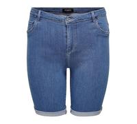 ONLY CARMAKOMA Plus Size Denim Jeans Shorts Kurze Stretch Bermuda Hose in Übergröße CARTHUNDER