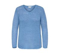 ONLY Carmakoma Pullover in Blau - Größe M-46/48 | Damen Pullover Cardigans