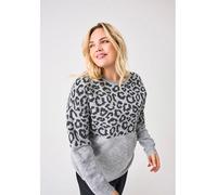 ONLY Carmakoma Pullover in Grau - Größe 50/52 | Damen Pullover Cardigans