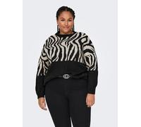 ONLY Carmakoma Pullover in Schwarz - Größe 54 | Damen Pullover Cardigans