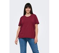 ONLY Carmakoma Shirt in Bordeaux - Größe S-42/44 | Damen Tops
