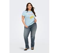 ONLY Carmakoma Shirt in Hellblau - Größe S-42/44 | Damen Tops