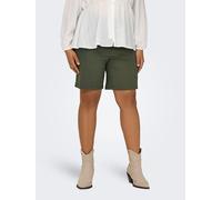 ONLY Carmakoma Shorts in Khaki - Größe 46 | Shorts
