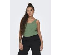 ONLY Carmakoma Stricktop "Sunny" in Grün - Größe 42/44 | Damen Tops