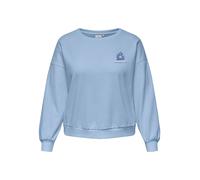 ONLY Carmakoma Sweatshirt in Hellblau - Größe M-46/48 | Damen Sweatshirts Jacken