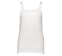 Tanktop ONLY CARMAKOMA "CARTIME TANK TOP JRS NOOS", Damen, Gr. S, hellweiß, Jersey, Obermaterial: 95% Baumwolle, 5% Elasthan, unifarben, regular fit normal, Rundhals, Tops Tanktop (54788569-S) hellwei