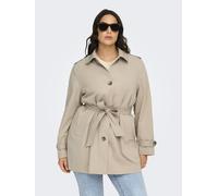 ONLY Carmakoma Trenchcoat in Beige - Größe M-46/48 | Damenjacken