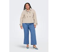 Only Carmakoma Damen Carapril Life Short Trenchcoat OTW Noos, Oxford Tan, x_l
