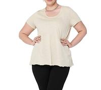 ONLY Carmakoma womens, Shirt, Elfenbein (Oatmeal), M-46/48
