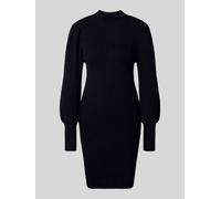 Only Comfort Fit Strickkleid aus Viskose-Mix Modell 'KATIA' in Black, Größe L