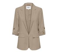 ONLY Damen Blazer | Locker geschnitten fit, 3/4 Arm, Lang, Traditional, Bei max. 30 grad waschen